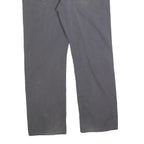 CARHARTT Mens Cotton Blend Grey Relaxed Straight Trousers W34 L29 Casual Wear