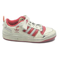 ADIDAS X Home Alone Forum Low Womens Lace-Up Trainers White & Red Leather UK 5