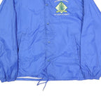 AUBURN SPORTSWEAR Mens Blue Boy Scouts Logo Button Jacket L Polyester Blend