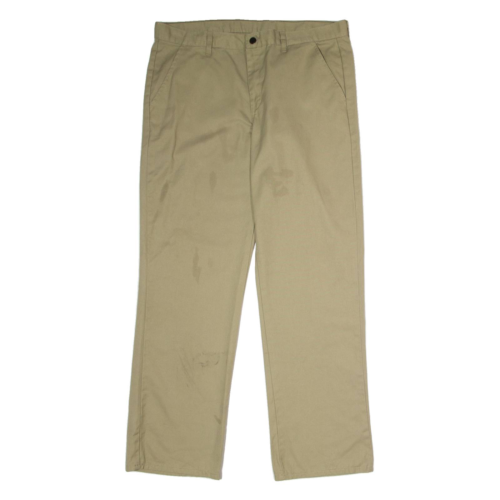 DICKIES Workwear Mens Trousers Beige Regular Straight W36 L32