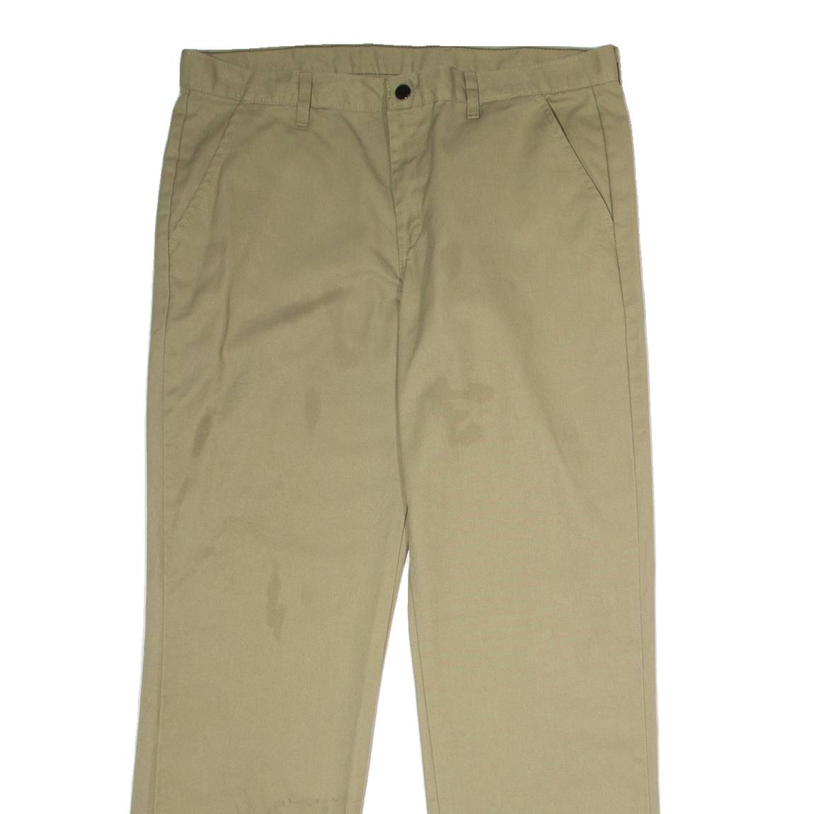 DICKIES Workwear Mens Trousers Beige Regular Straight W36 L32