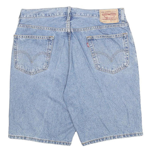 LEVI'S Mens Denim Blue Casual Shorts L W36 Classic Fit Cotton