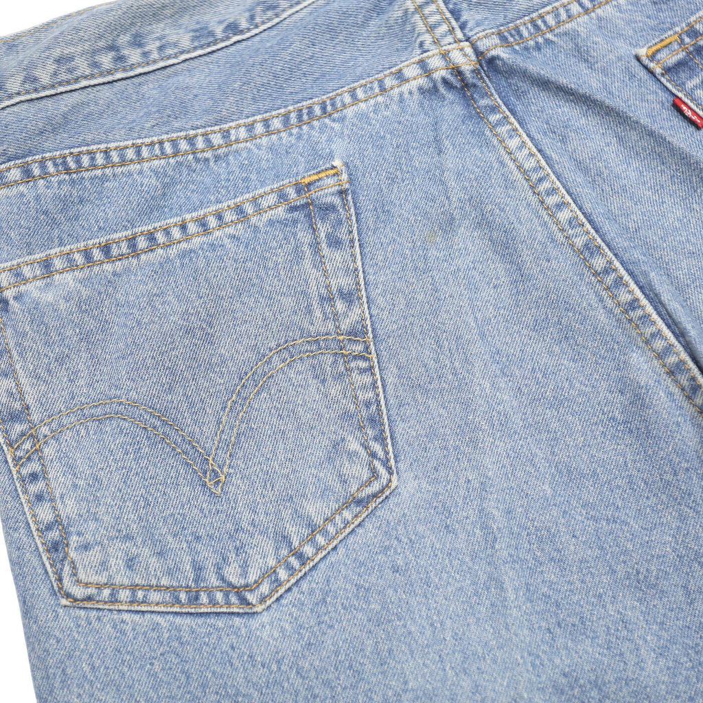 LEVI'S Mens Denim Blue Casual Shorts L W36 Classic Fit Cotton
