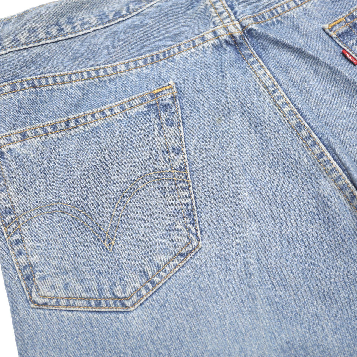 LEVI'S Mens Denim Blue Casual Shorts L W36 Classic Fit Cotton