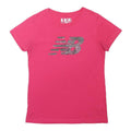 NEW BALANCE Womens Pink Graphic T-Shirt S Short Sleeve Round Neck Active Wear