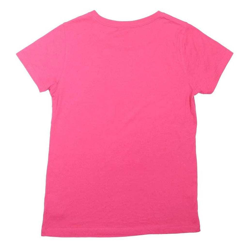 NEW BALANCE Womens Pink Graphic T-Shirt S Short Sleeve Round Neck Active Wear