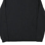 NIKE Mens Black Jacket M Cotton Blend Plain Zip Casual Sportswear