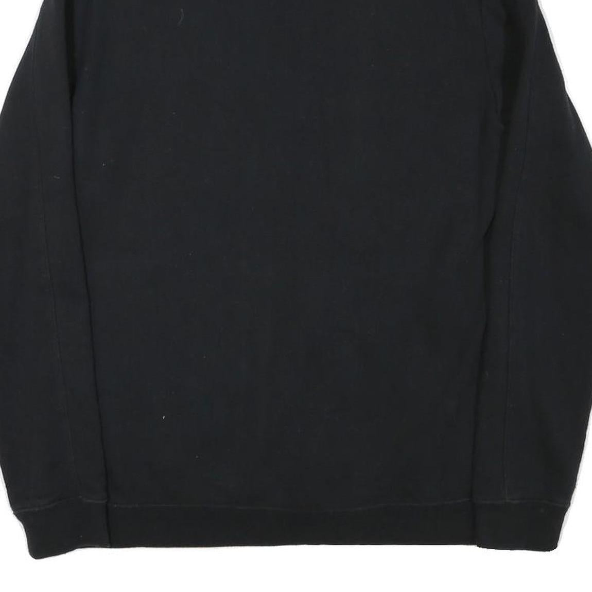 NIKE Mens Black Jacket M Cotton Blend Plain Zip Casual Sportswear