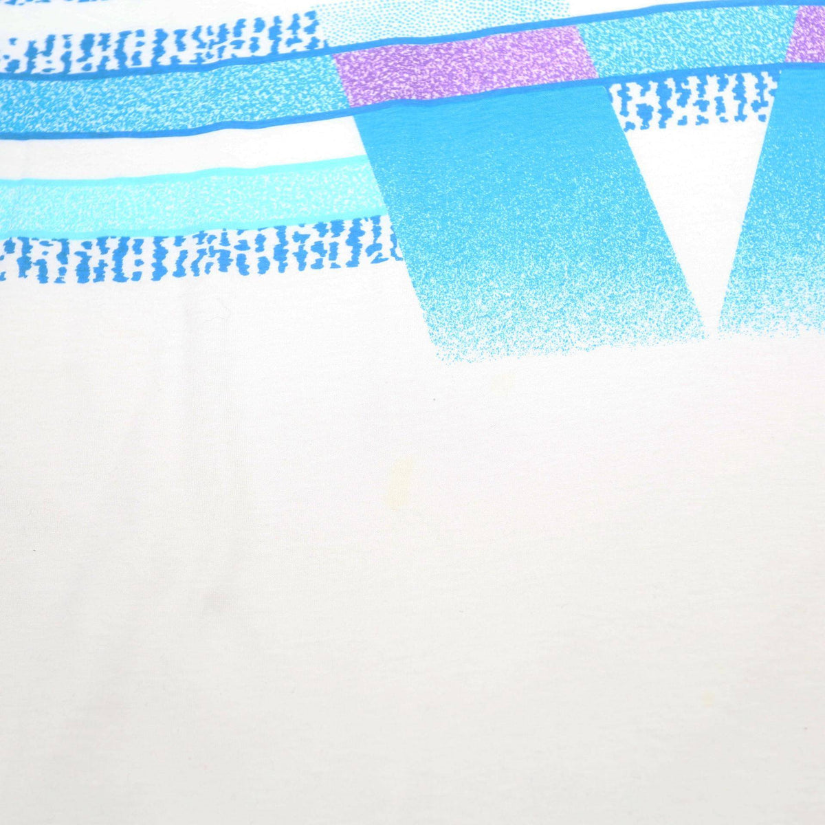 SERGIO TACCHINI Mens White Blue & Purple Retro Polo Shirt XL Vintage Cotton