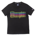 CHAMPION Womens T-Shirt Black XS