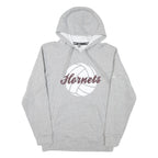 ADIDAS Mens Grey Hornets Pullover Hoodie S Cotton Blend Casual Sportswear