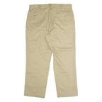 DICKIES Workwear Mens Twill Trousers Beige Regular Straight W40 L30
