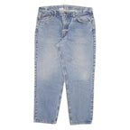 CARHARTT Mens Jeans Blue Relaxed Straight Denim Light W38 L30 Workwear Durable