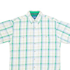 WRANGLER Mens Shirt White Check M