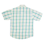 WRANGLER Mens Shirt White Check M