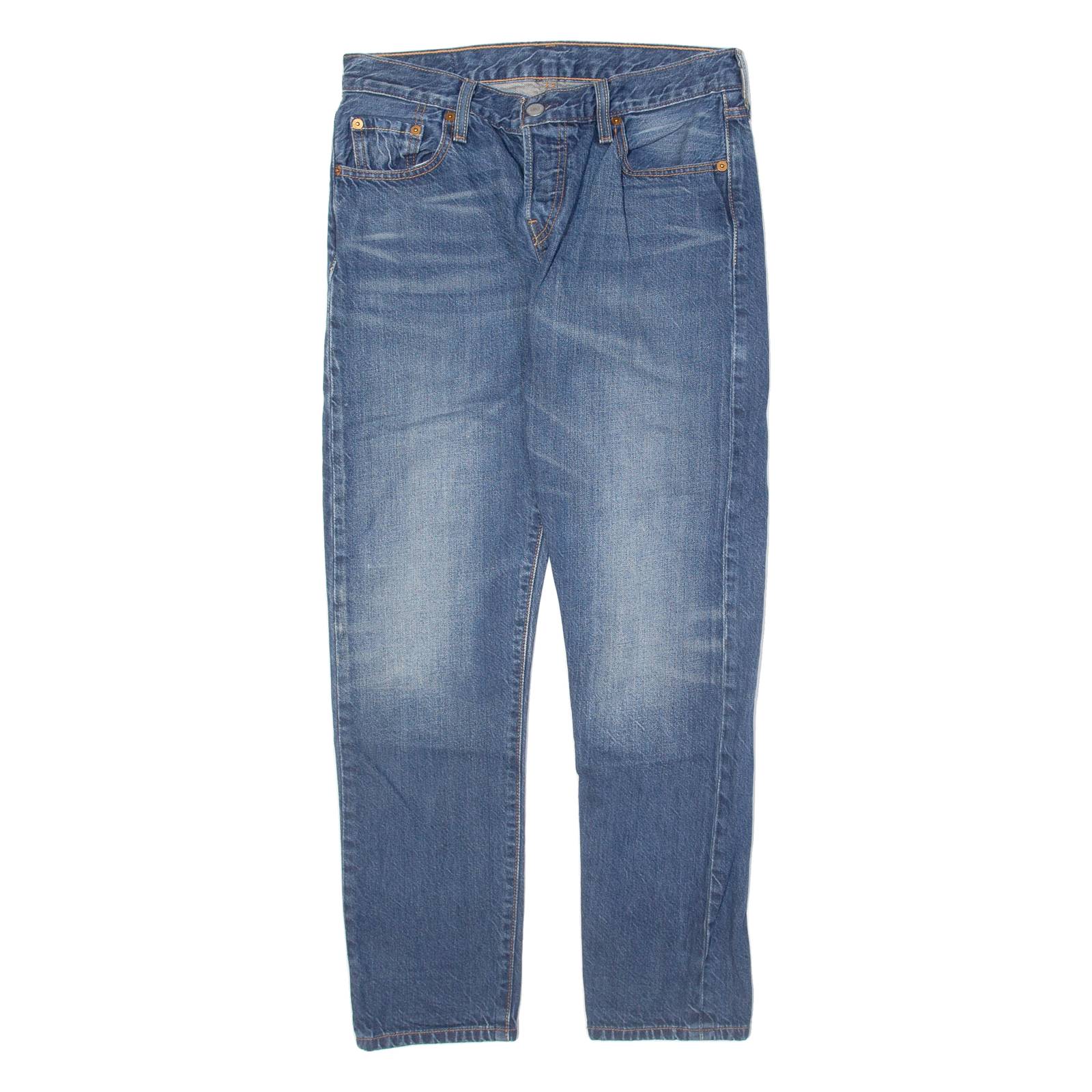 LEVI'S 501CT Jeans Mens Blue Regular Tapered W25 L38