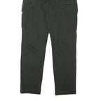 PAUL SMITH Mens Cotton Blend Black Regular Cargo Trousers W30 L30 Workwear Zip