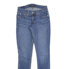 LEVI'S 524 Womens Blue Slim Skinny Denim Medium Wash Jeans W26 L30 Stretch