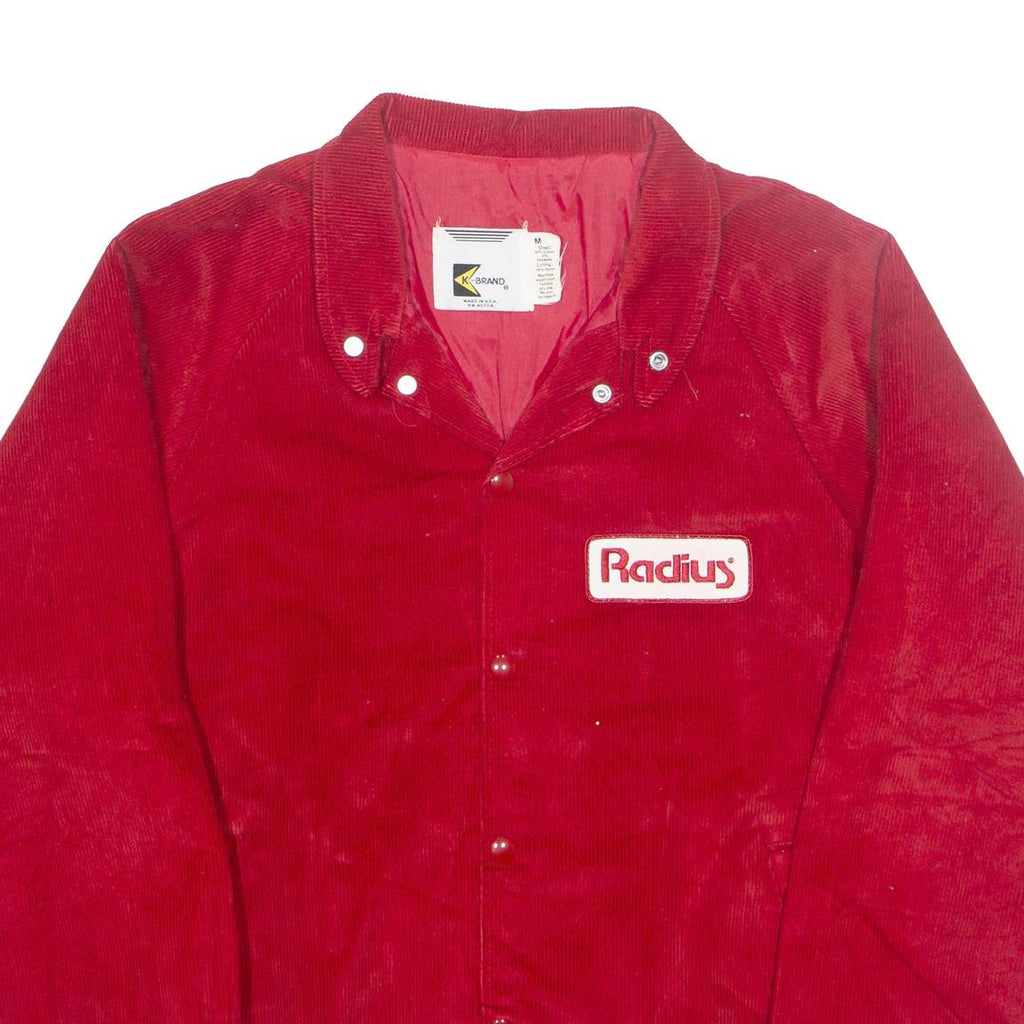 K-BRAND Mens Varsity Jacket Red M