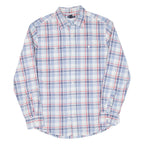 GAP Mens Shirt Blue Check Long Sleeve M