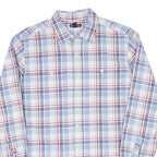 GAP Mens Shirt Blue Check Long Sleeve M
