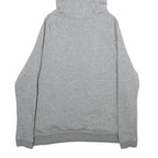NIKE Womens Grey Hoodie L Cotton Blend Pullover Casual Sportswear