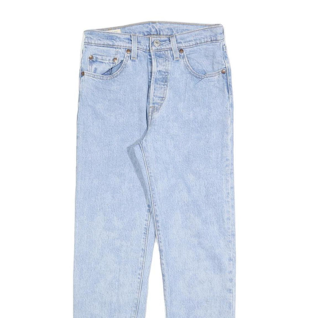 LEVI'S 501 BIG E Womens Jeans Blue Regular Straight Denim Light W25 L28 Classic