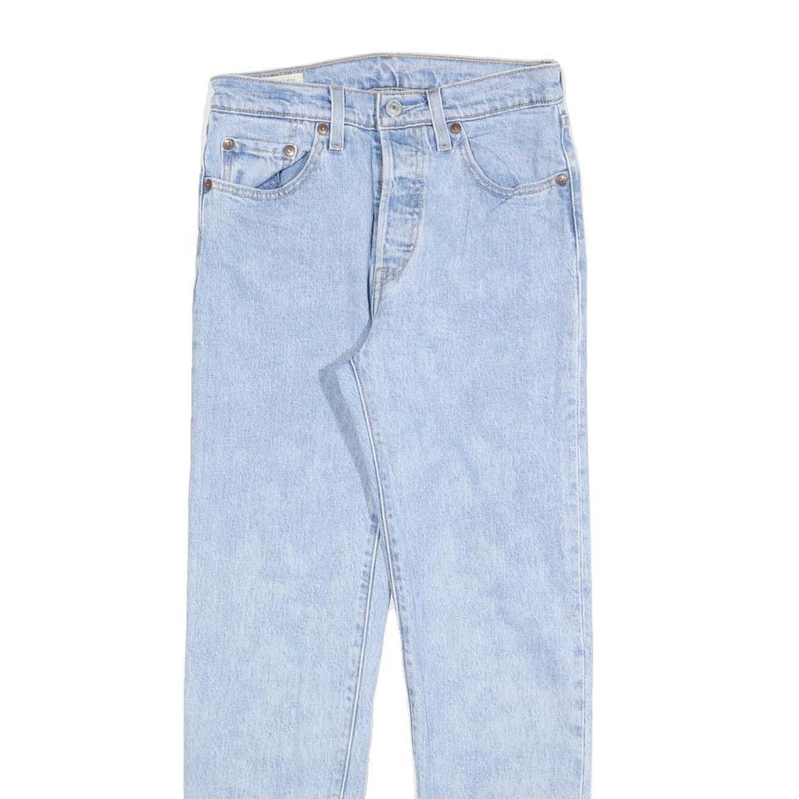 LEVI'S 501 BIG E Womens Jeans Blue Regular Straight Denim Light W25 L28 Classic