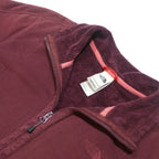 THE NORTH FACE Womens Maroon Jacket M Polyester Fleece Outdoor Zip Casual