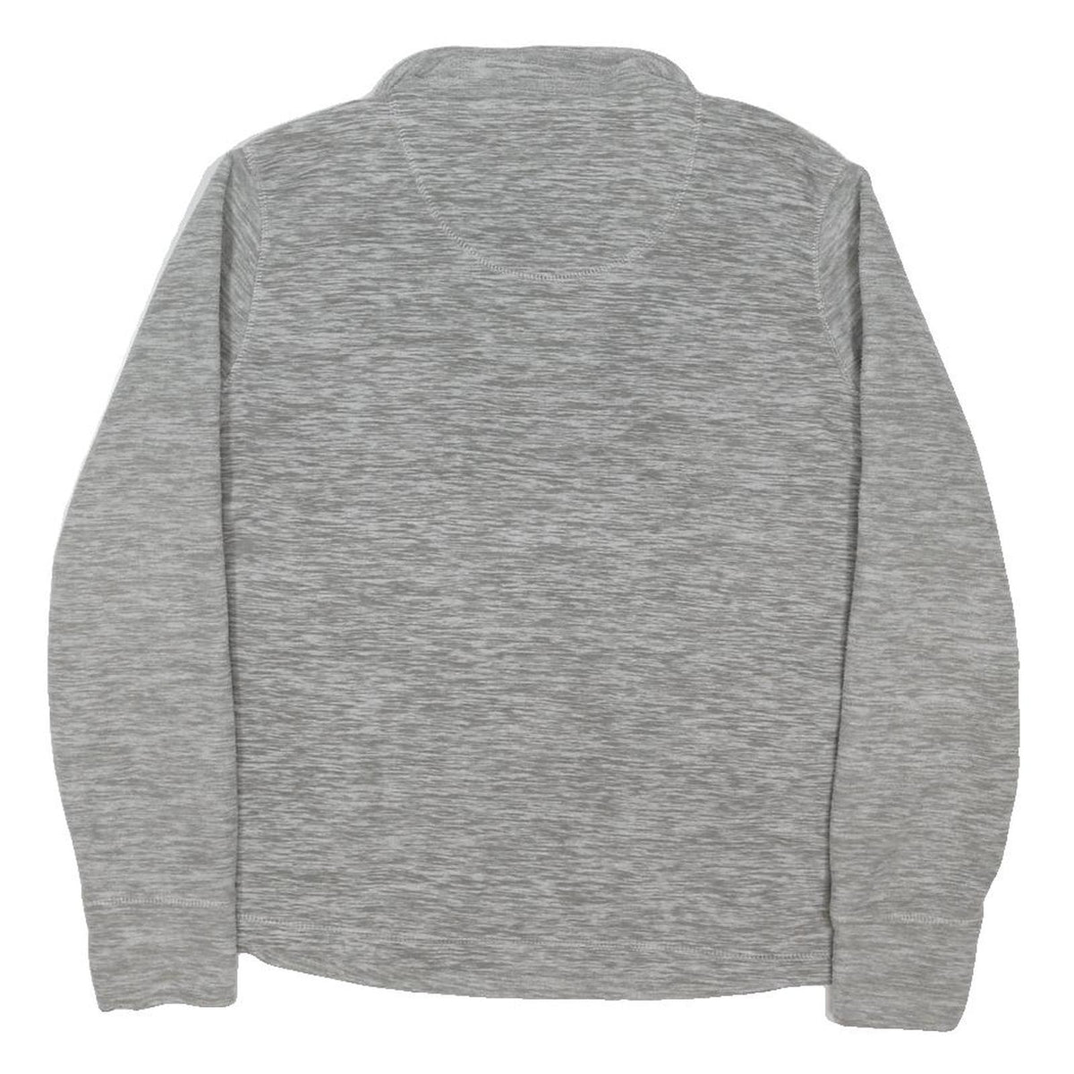 WEIRD FISH Womens Grey & Mint Patterned Jumper Pullover Crew Neck Rib Knit UK 14