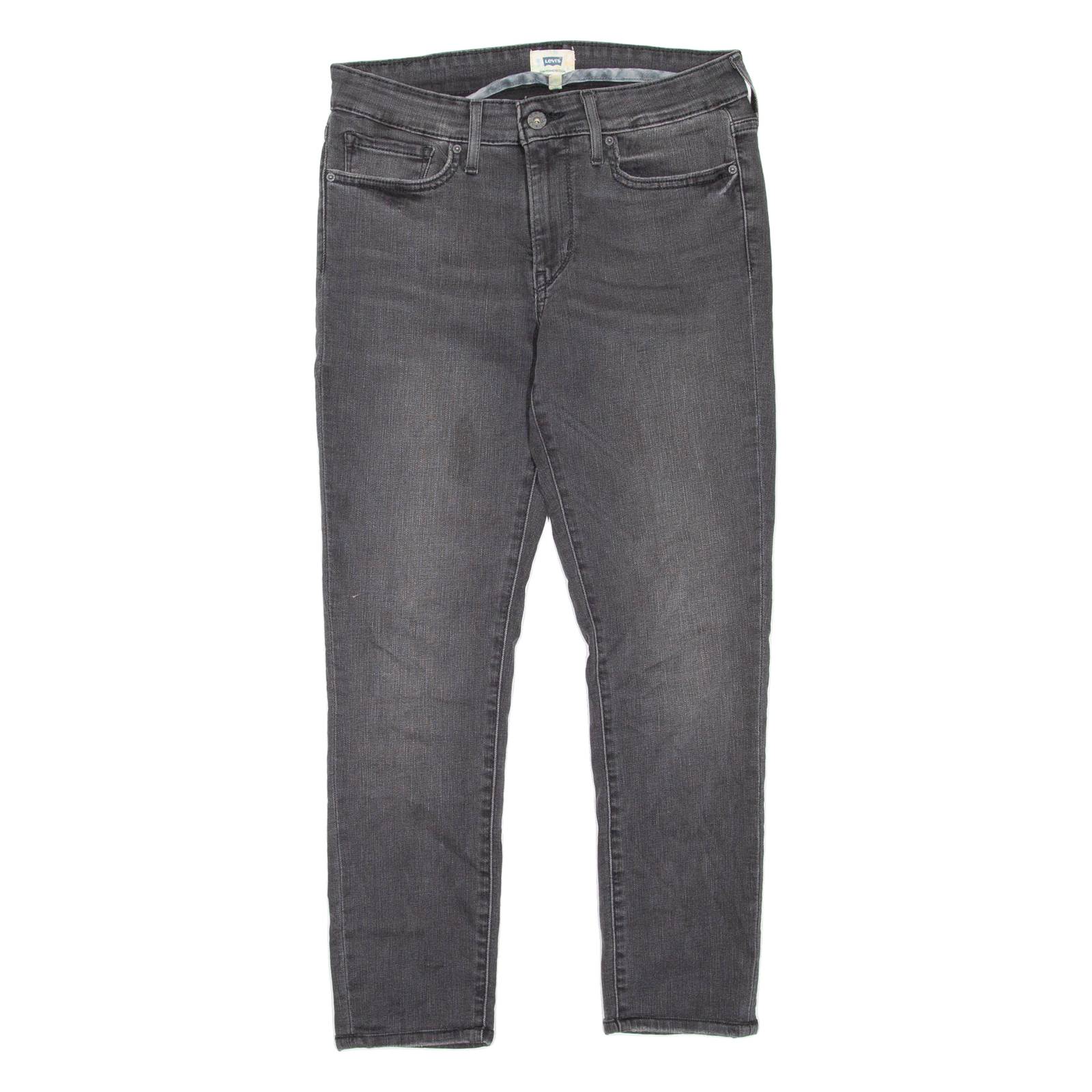 LEVI'S Womens Jeans Black Regular Skinny Stone Wash W28 L25