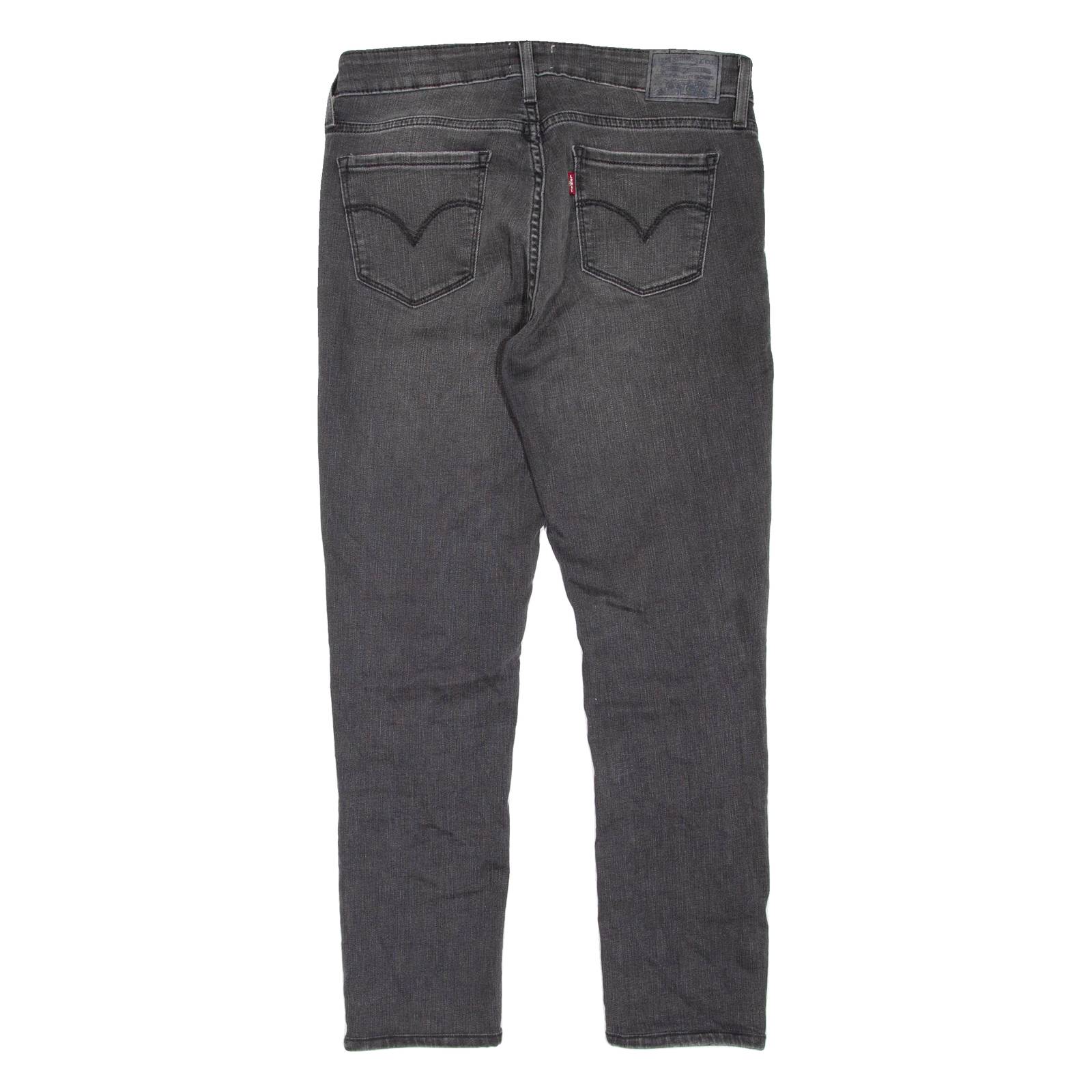 LEVI'S Womens Jeans Black Regular Skinny Stone Wash W28 L25