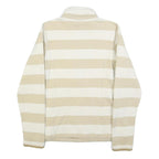 PATAGONIA Womens Beige & Cream Striped Plain Half Zip Pullover Regular Fit M