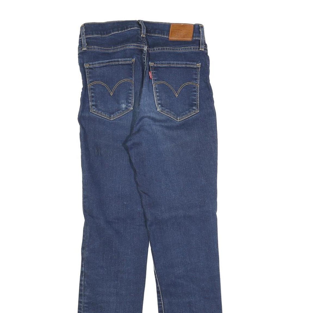 LEVI'S 724 Womens Slim Jeans Denim Medium W27 L30 Classic Cotton Blend Zip