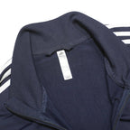 ADIDAS Mens Navy Blue Track Jacket 2XL Polyester Zip Athletic Sportswear