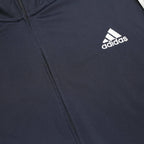 ADIDAS Mens Navy Blue Track Jacket 2XL Polyester Zip Athletic Sportswear