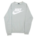 NIKE Mens Sweatshirt Grey Crew Neck S