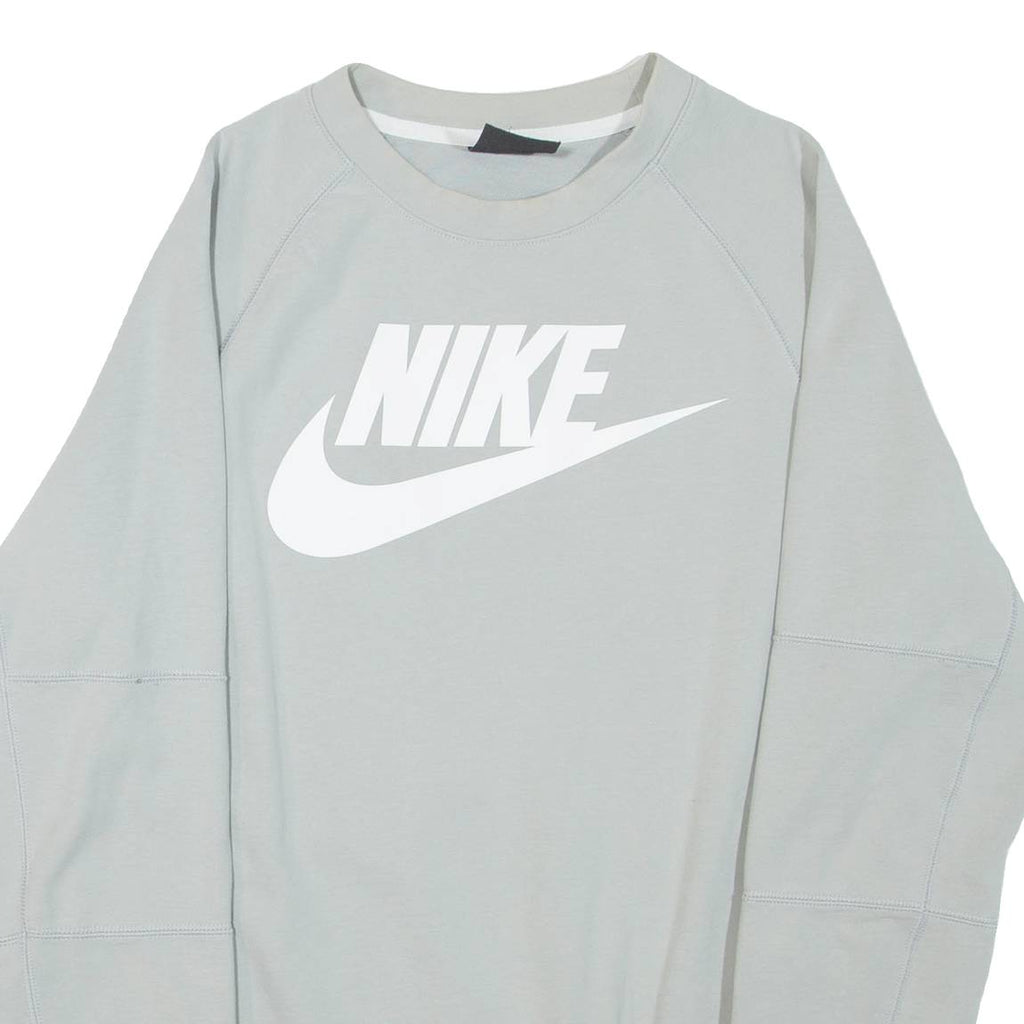NIKE Mens Sweatshirt Grey Crew Neck S