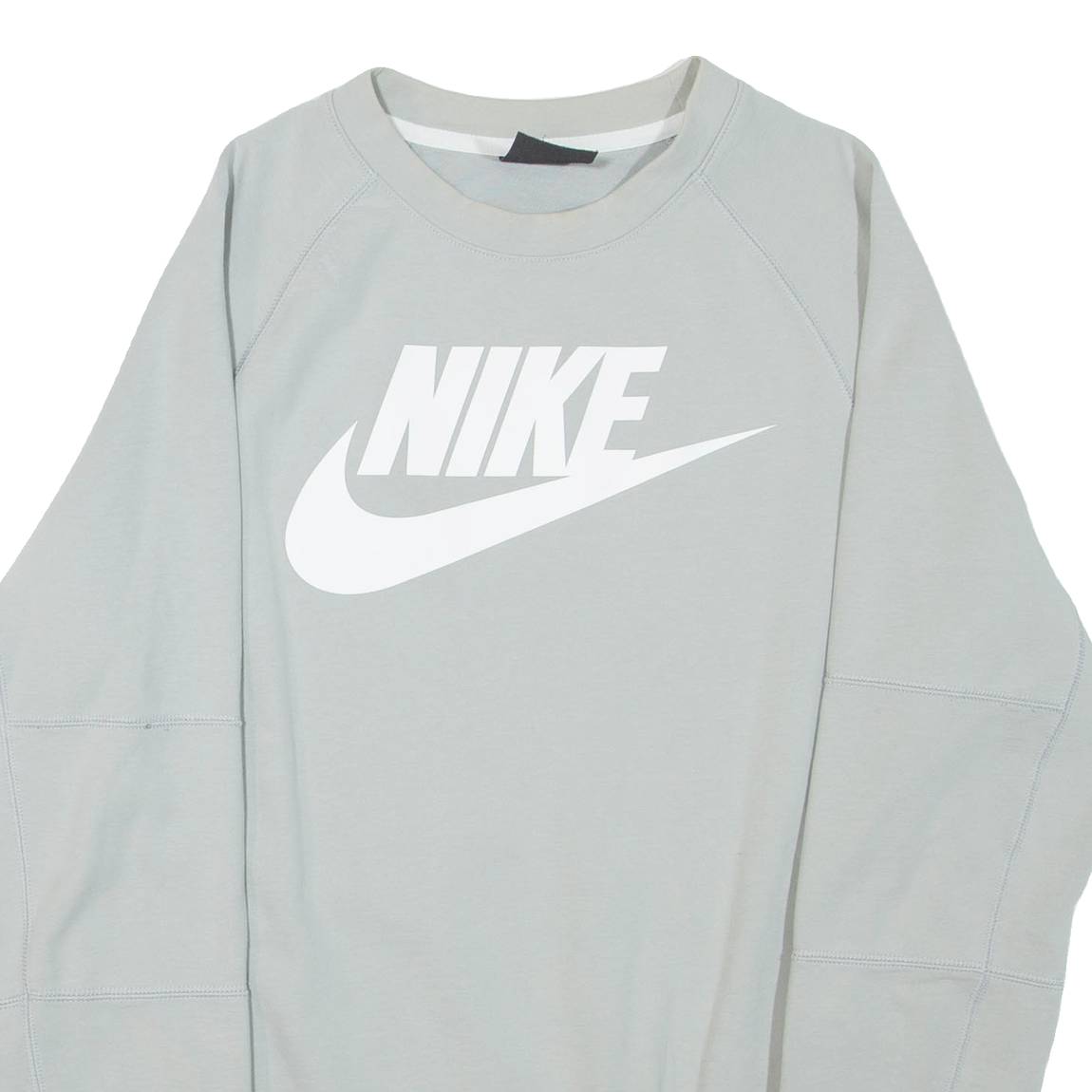 NIKE Mens Sweatshirt Grey Crew Neck S