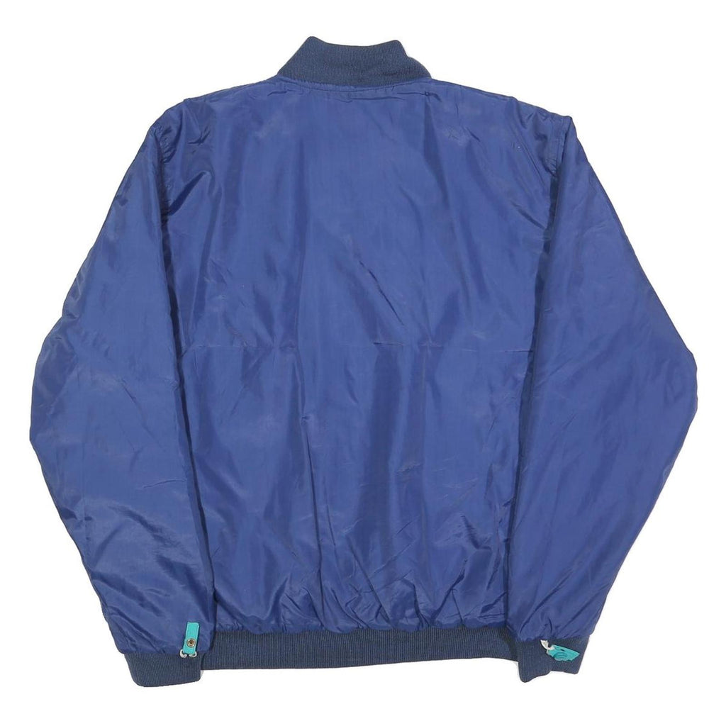 CABELA'S Mens Blue Bomber Jacket L Polyester Zip Plain Lightweight Outdoor