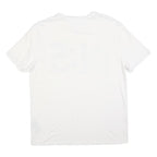 TOMMY HILFIGER Mens White Graphic T-Shirt XL Short Sleeve Crew Neck Cotton