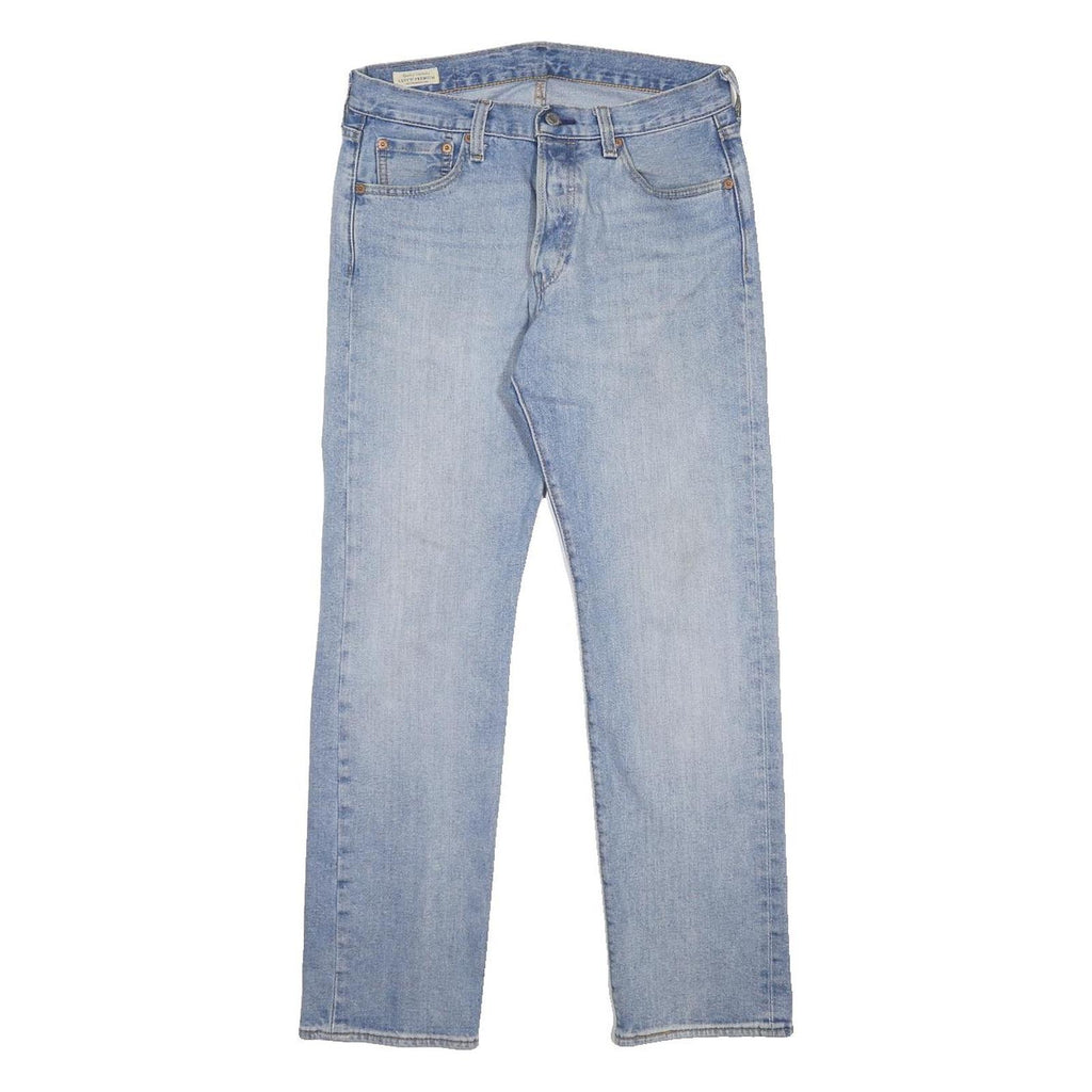 LEVI'S 501 BIG E Mens Jeans Blue Regular Straight Denim Light W30 L30 Classic