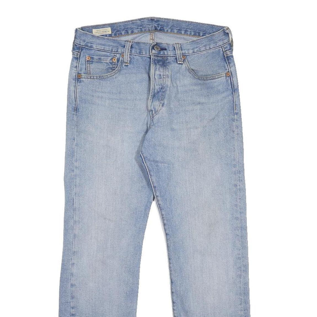LEVI'S 501 BIG E Mens Jeans Blue Regular Straight Denim Light W30 L30 Classic