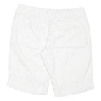 DKNY Womens Chino Shorts White Relaxed L W34