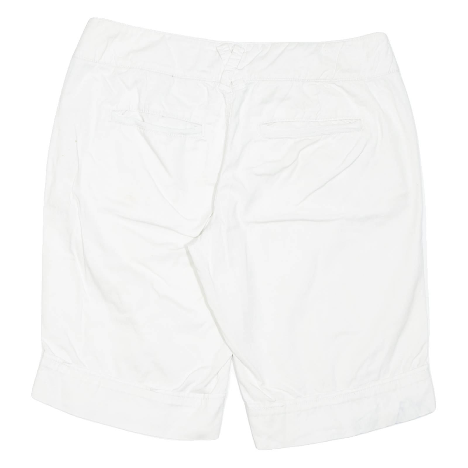 DKNY Womens Chino Shorts White Relaxed L W34