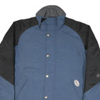 O'NEILL Mens Blue & Black Jacket M Polyester Blend Zip Outdoor Casual Sportswear