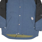 O'NEILL Mens Blue & Black Jacket M Polyester Blend Zip Outdoor Casual Sportswear
