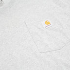 CARHARTT Mens Grey Pocket T-Shirt L Short Sleeve Crew Neck Workwear Casual
