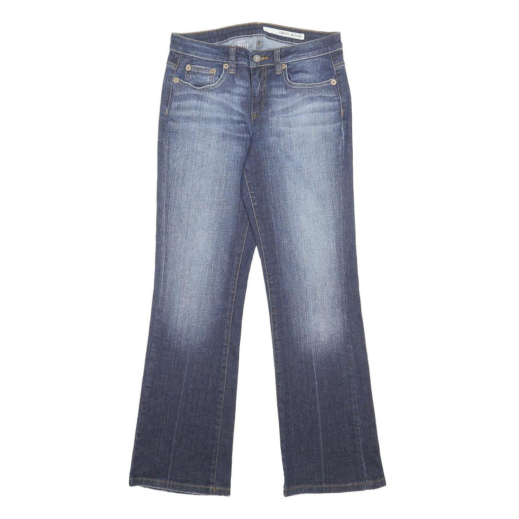 DKNY Womens Blue Regular Jeans Denim Medium W28 L29 Classic Fit Zip Closure