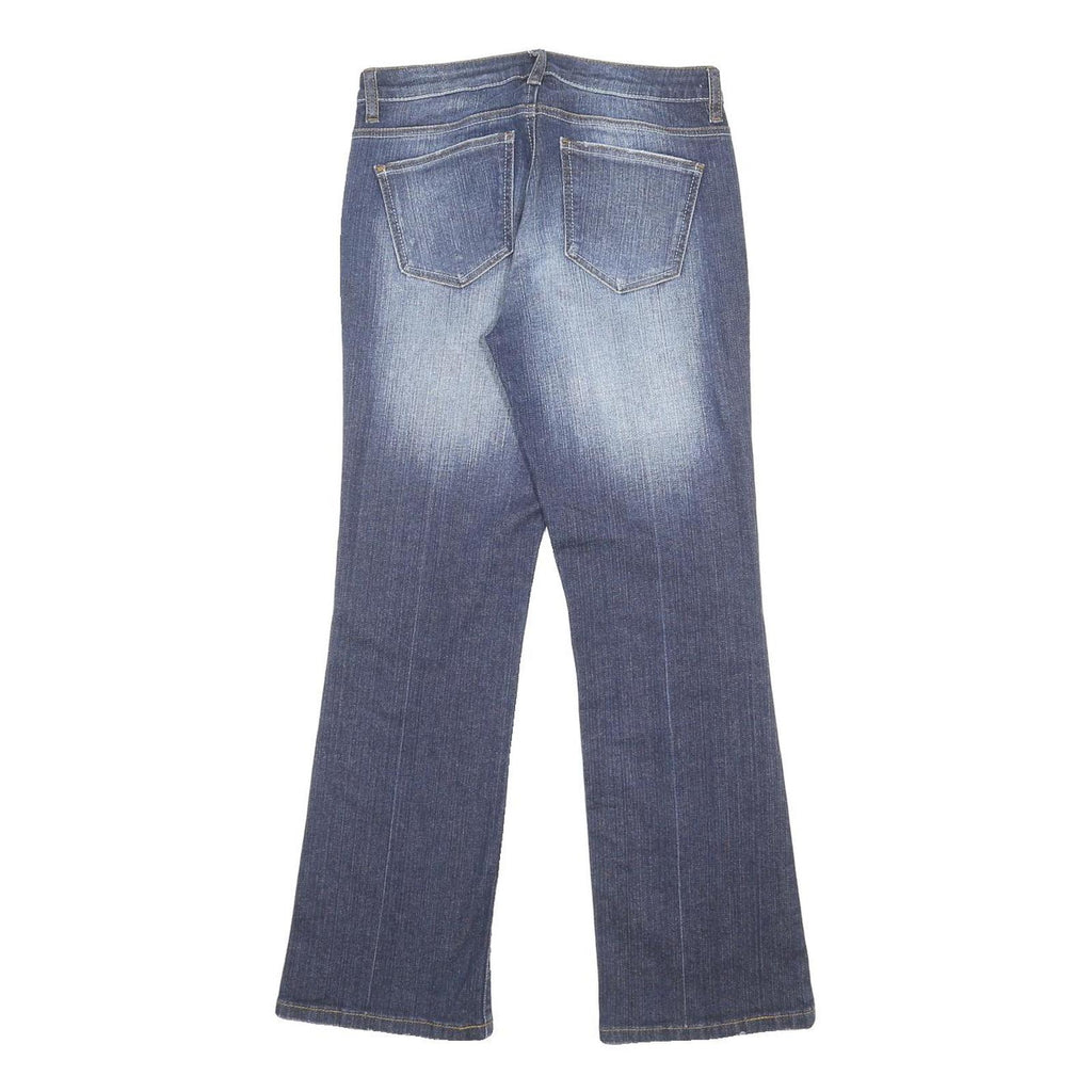 DKNY Womens Blue Regular Jeans Denim Medium W28 L29 Classic Fit Zip Closure
